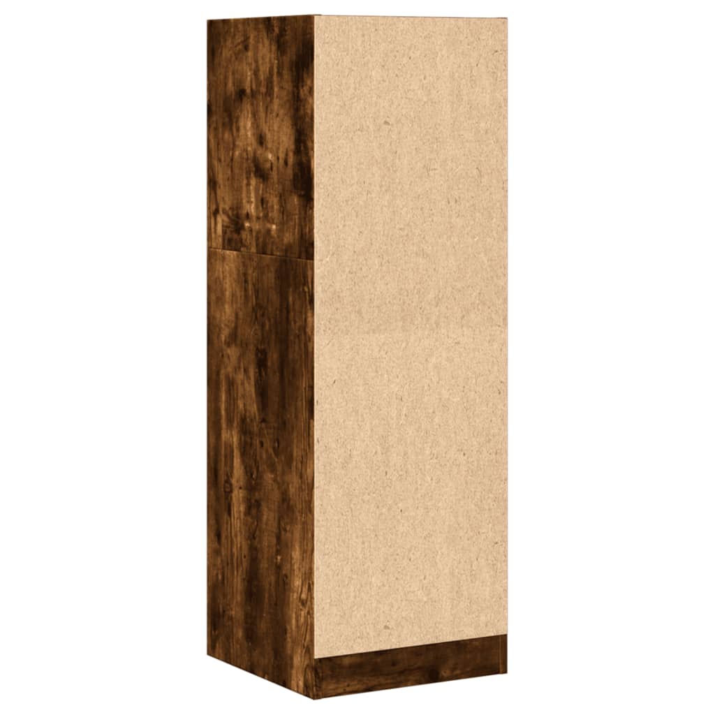 Armadietto da Farmacia Rovere Fumo 40x41x118 cm in Truciolato