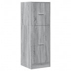 Armadietto da Farmacia Grigio Sonoma 40x41x118 cm in Truciolato