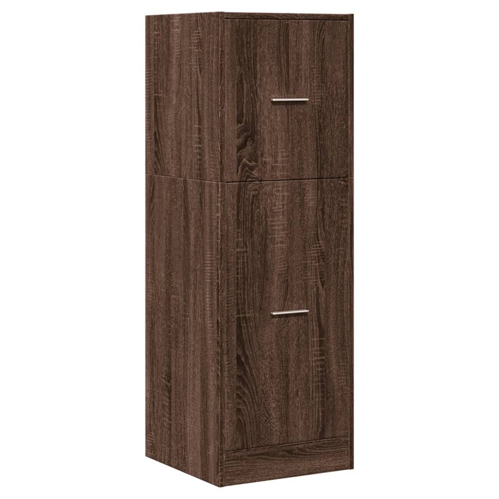 Armadietto da Farmacia Rovere Marrone 40x41x118 cm Truciolato