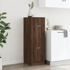 Armadietto da Farmacia Rovere Marrone 40x41x118 cm Truciolato