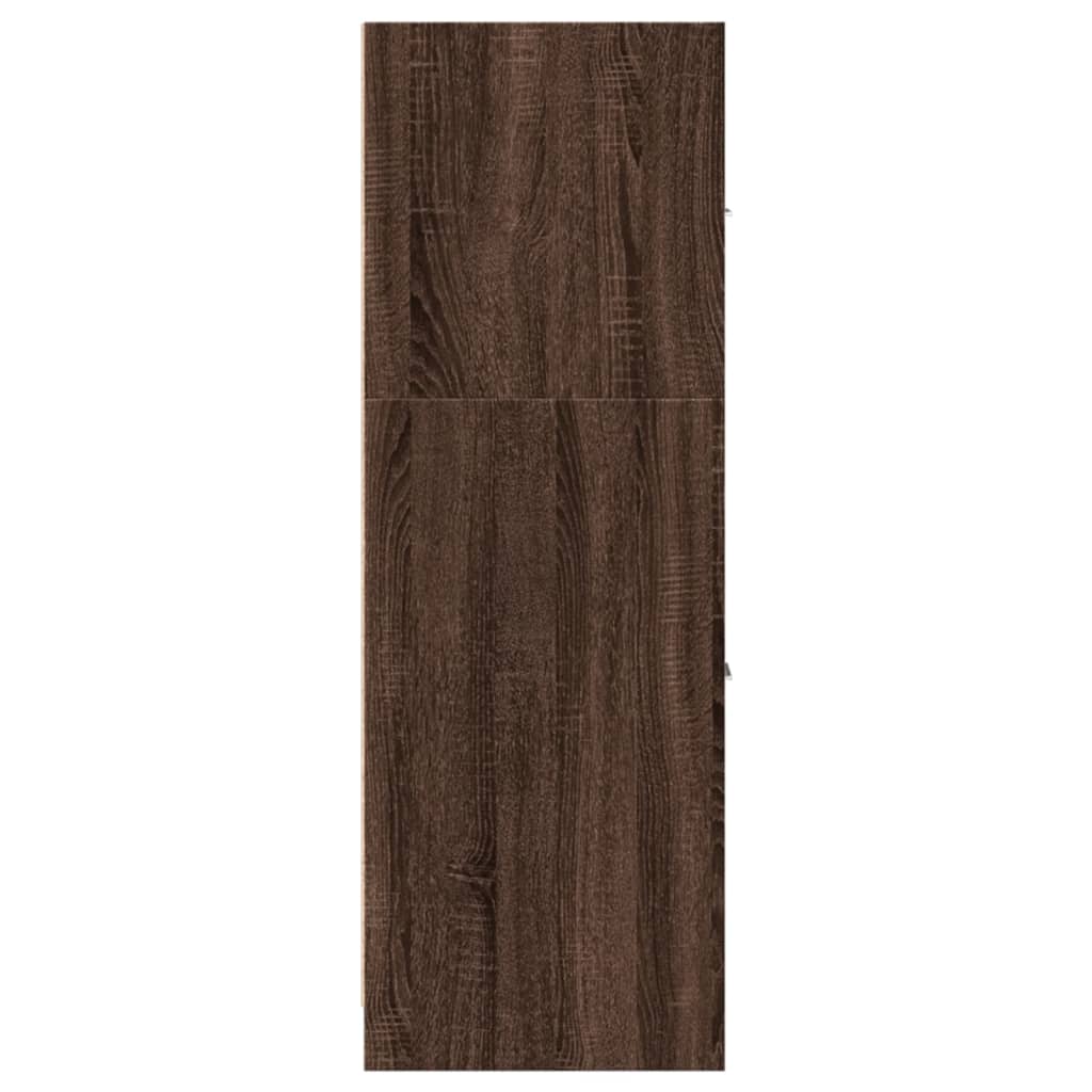 Armadietto da Farmacia Rovere Marrone 40x41x118 cm Truciolato