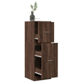 Armadietto da Farmacia Rovere Marrone 40x41x118 cm Truciolato