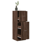 Armadietto da Farmacia Rovere Marrone 40x41x118 cm Truciolato