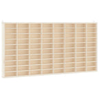 Vetrina da collezione in legno con 80 scomparti 80x4,5x40,5cm