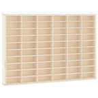 Vetrina da collezione in legno con 60 scomparti 60x4,5x40,5cm