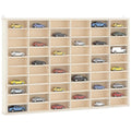 Vetrina da collezione in legno con 60 scomparti 60x4,5x40,5cm
