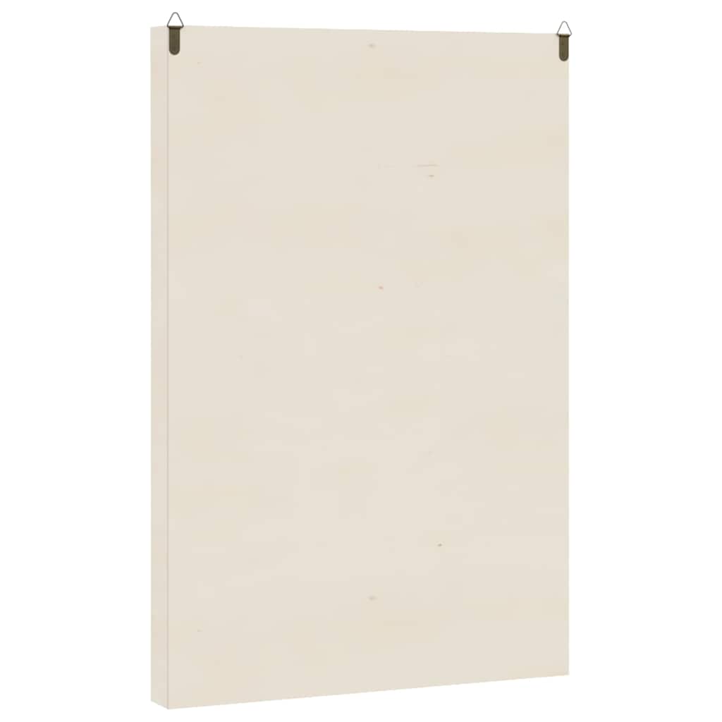 Vetrina da collezione in legno con 56 scomparti 40x4,5x60cm