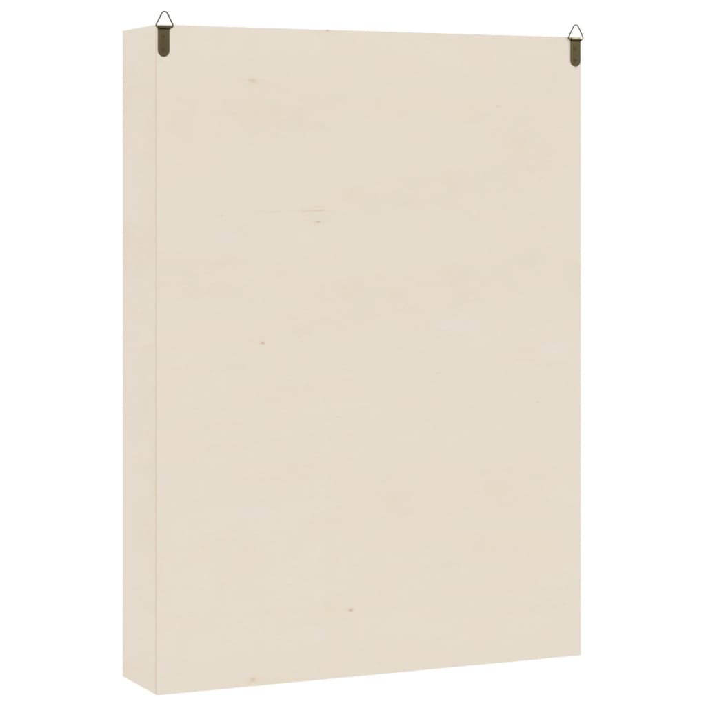 Teca da Collezione in Legno con 6 Ripiani 40x8,5x55 cm
