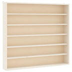 Teca da Collezione in Legno con 6 Ripiani 60x8,5x55 cm