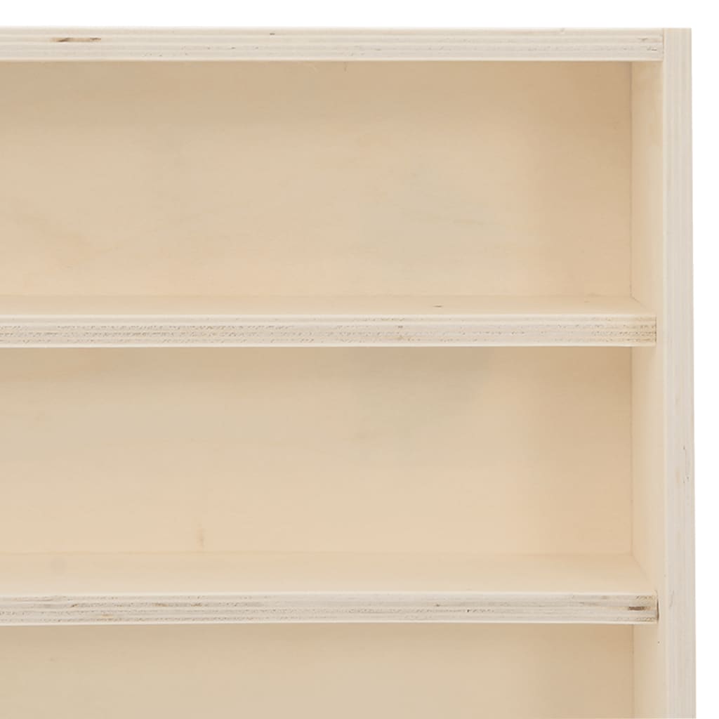 Teca da Collezione in Legno con 6 Ripiani 60x8,5x55 cm
