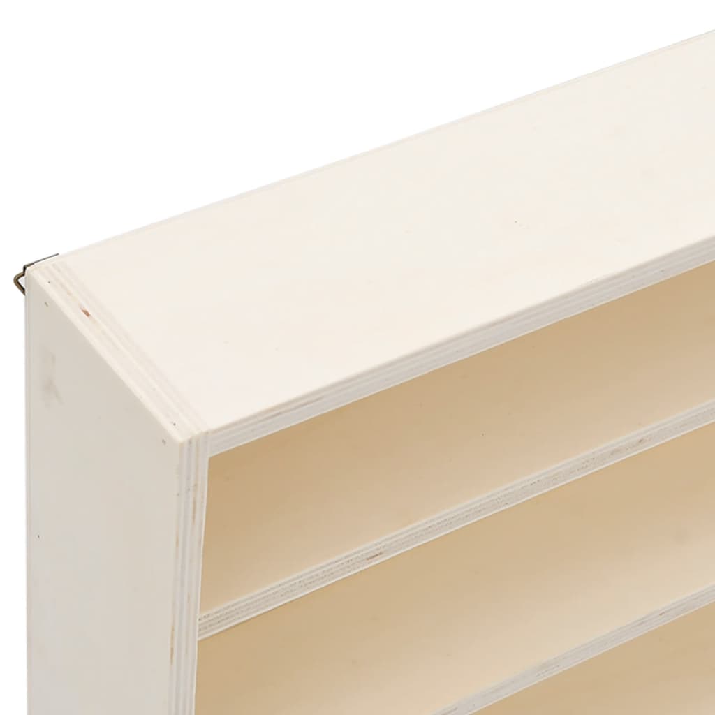 Teca da Collezione in Legno con 6 Ripiani 80x8,5x55 cm
