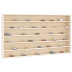 Teca da Collezione in Legno con 6 Ripiani 80x8,5x55 cm