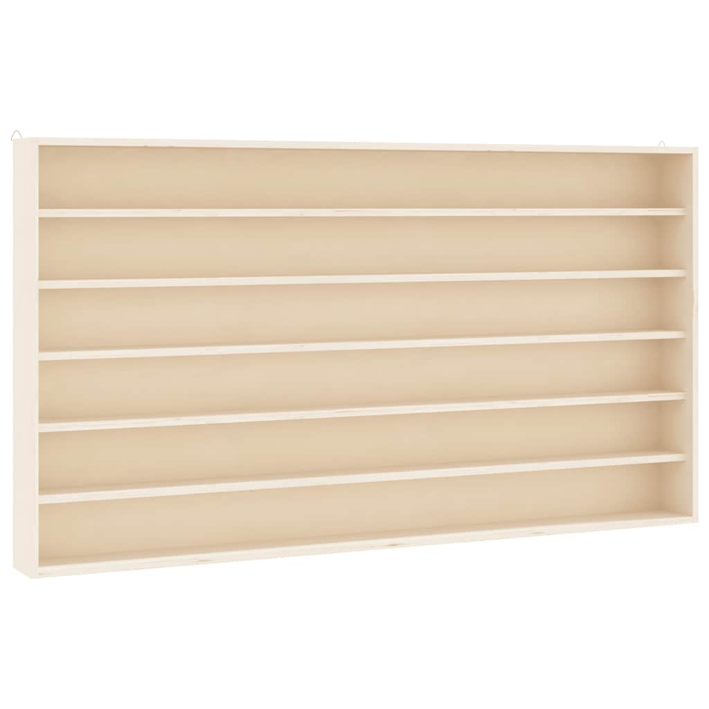 Teca da Collezione in Legno con 6 Ripiani 100x9x55 cm