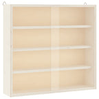 Teca da Collezione in Legno con Porte 40x8,5x37 cm