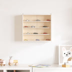 Teca da Collezione in Legno con Porte 40x8,5x37 cm