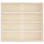 Teca da Collezione in Legno con Porte 40x8,5x37 cm