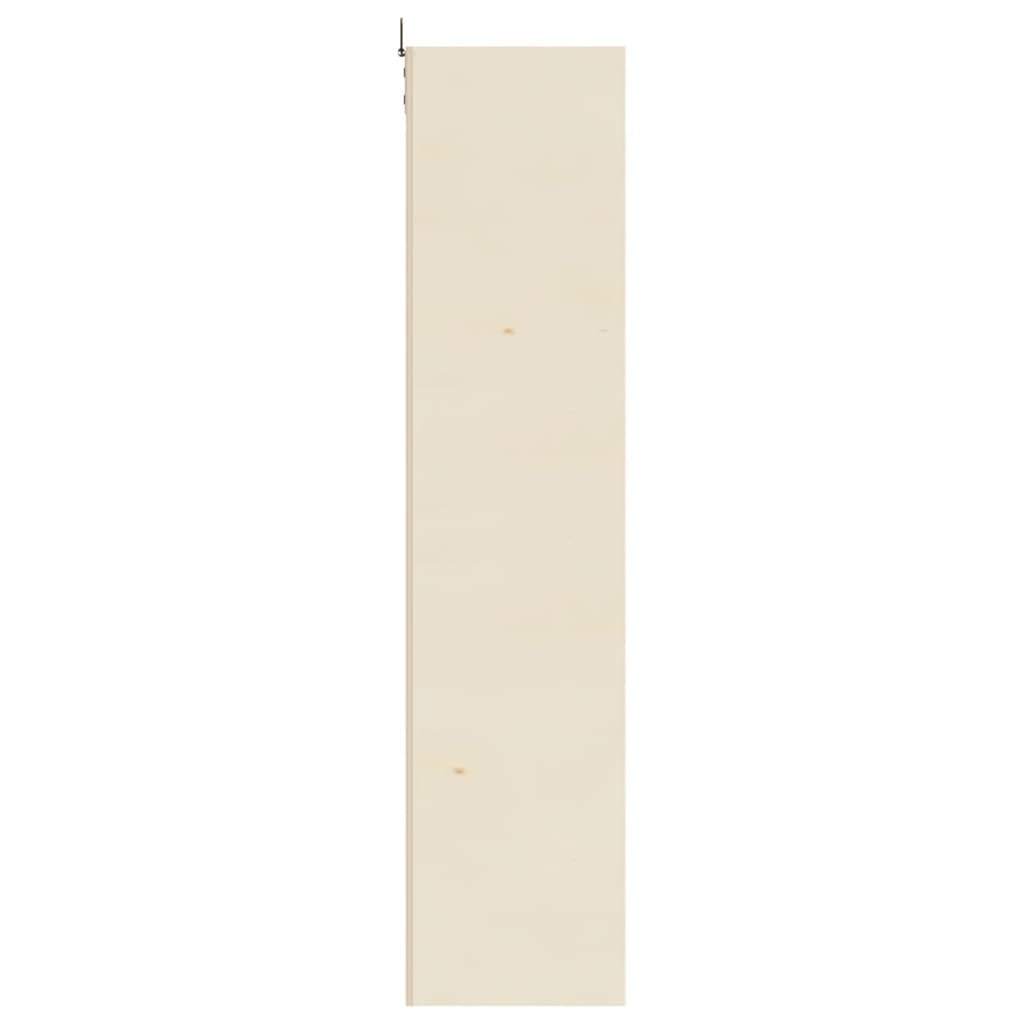 Teca da Collezione in Legno con Porte 40x8,5x37 cm