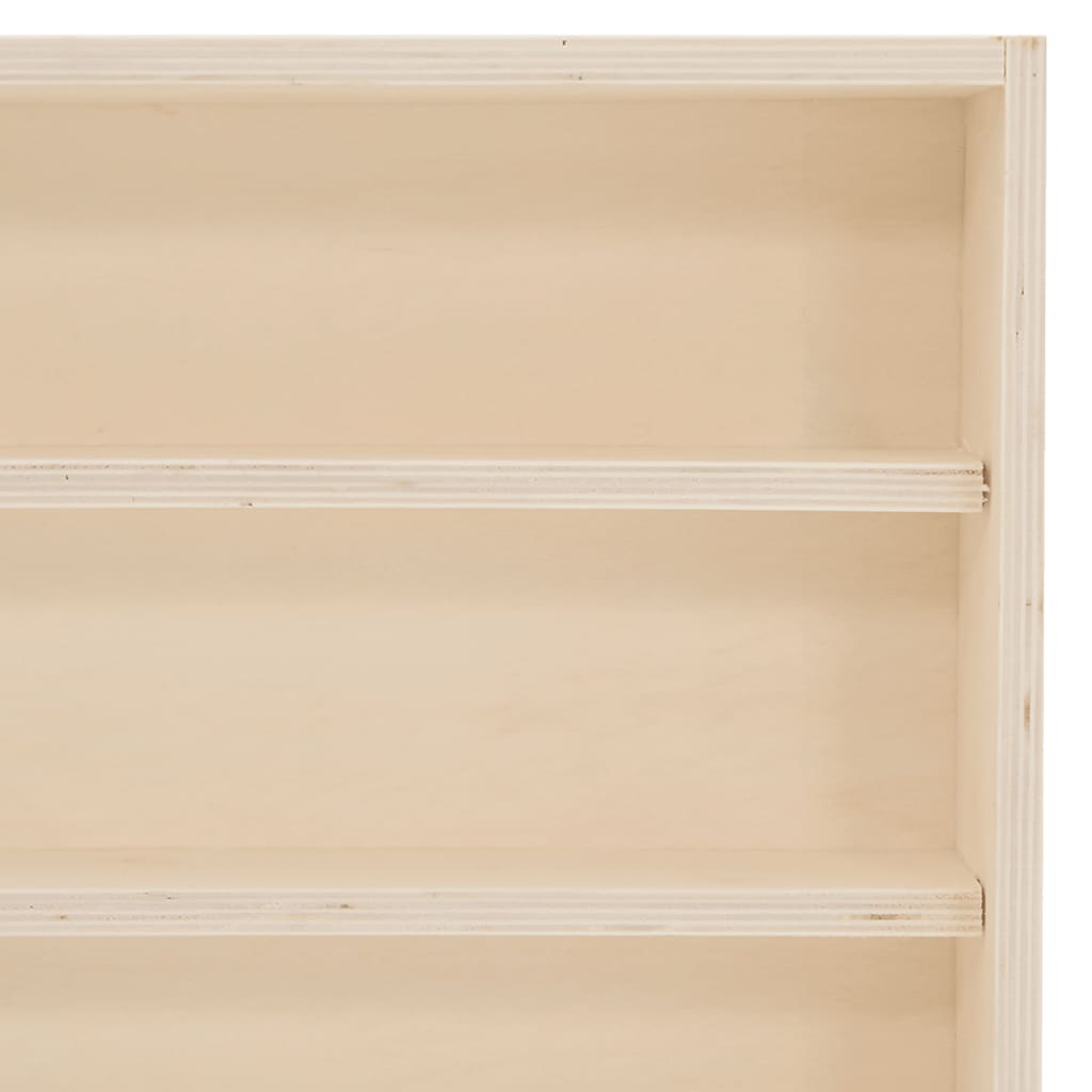 Teca da Collezione in Legno con Porte 40x8,5x37 cm