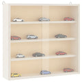 Teca da Collezione in Legno con Porte 40x8,5x37 cm