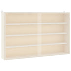 Vetrina da collezione in legno con ante 60x8,5x37cm