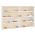 Vetrina da collezione in legno con ante 60x8,5x37cm