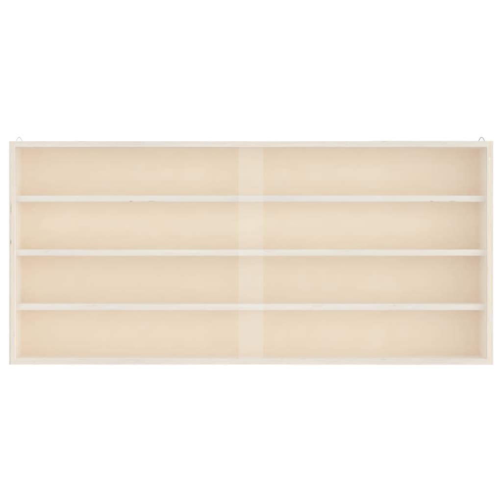 Vetrina da collezione in legno con ante 80x8,5x37cm