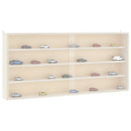 Vetrina da collezione in legno con ante 80x8,5x37cm