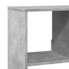 Libreria Grigio Cemento 100x33x125,5 cm in Legno Multistrato