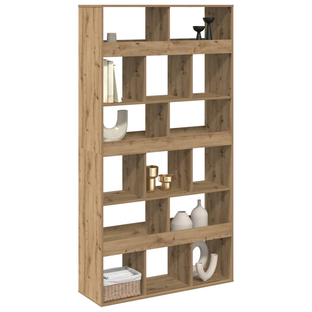 Libreria Rovere Artigianale 100x33x187,5cm in Legno Multistrato
