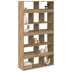 Libreria Rovere Artigianale 100x33x187,5cm in Legno Multistrato