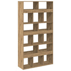 Libreria Rovere Artigianale 100x33x187,5cm in Legno Multistrato
