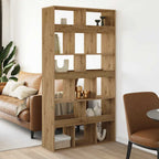 Libreria Rovere Artigianale 100x33x187,5cm in Legno Multistrato