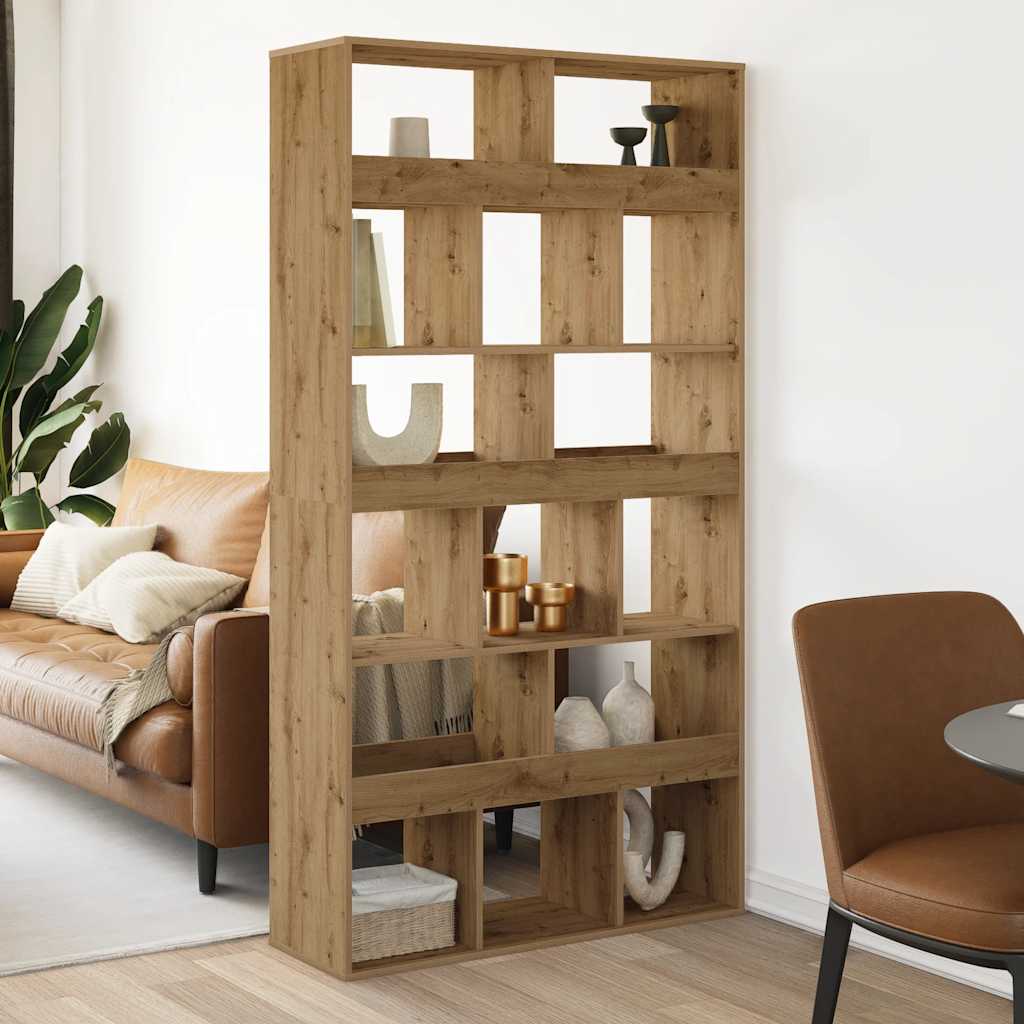 Libreria Rovere Artigianale 100x33x187,5cm in Legno Multistrato