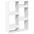 Libreria Bianca 100x33x135 cm in Legno Multistrato