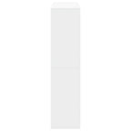 Libreria Bianca 100x33x135 cm in Legno Multistrato