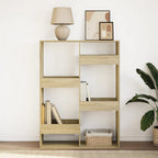 Libreria Rovere Sonoma 100x33x135 cm in Legno Multistrato