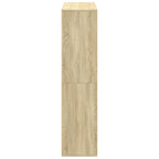 Libreria Rovere Sonoma 100x33x135 cm in Legno Multistrato