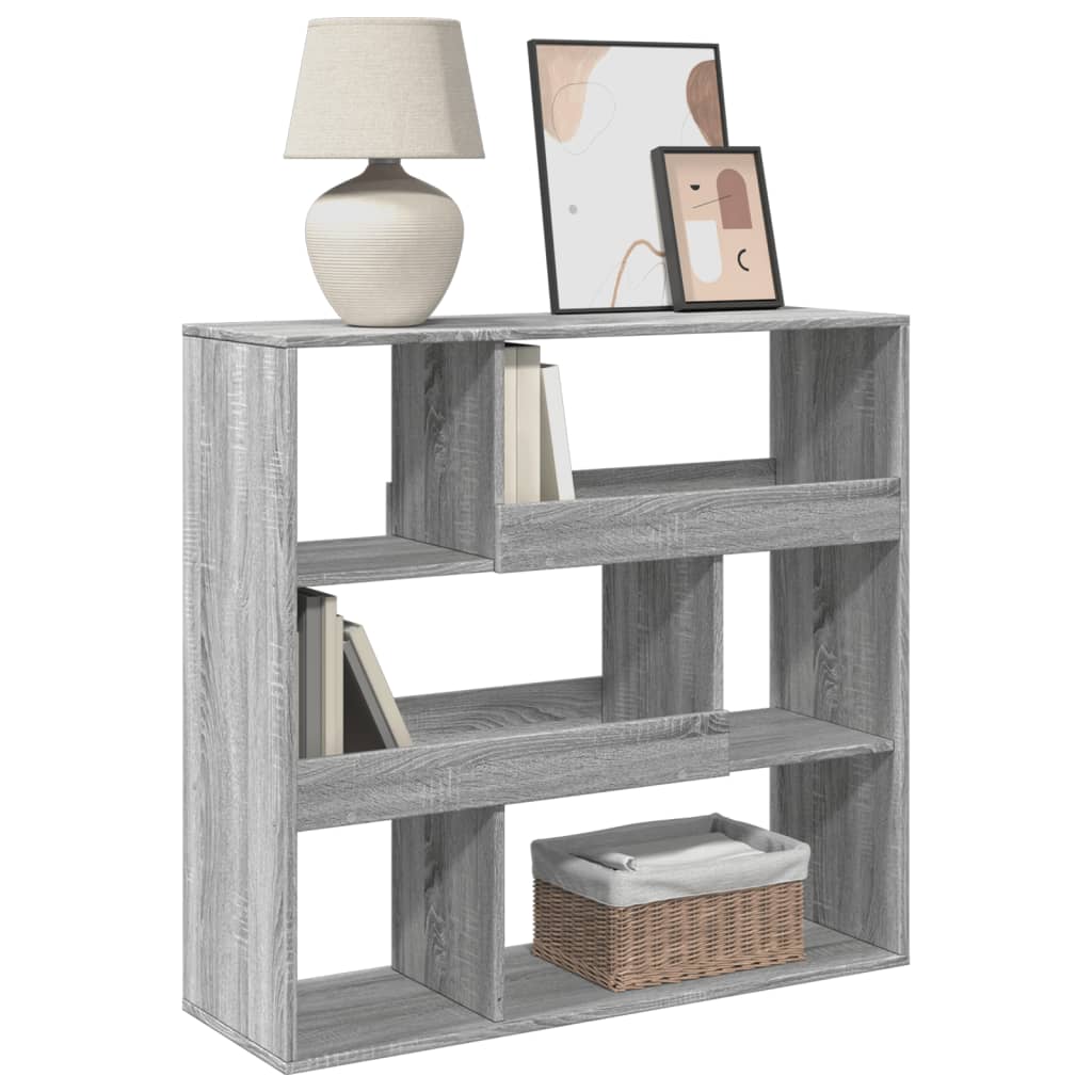 Libreria Grigio Sonoma 100x33x94,5 cm in Truciolato