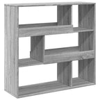 Libreria Grigio Sonoma 100x33x94,5 cm in Truciolato