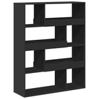 Divisorio Stanza Nero 100x33x125,5 cm in Truciolato
