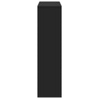 Divisorio Stanza Nero 100x33x125,5 cm in Truciolato