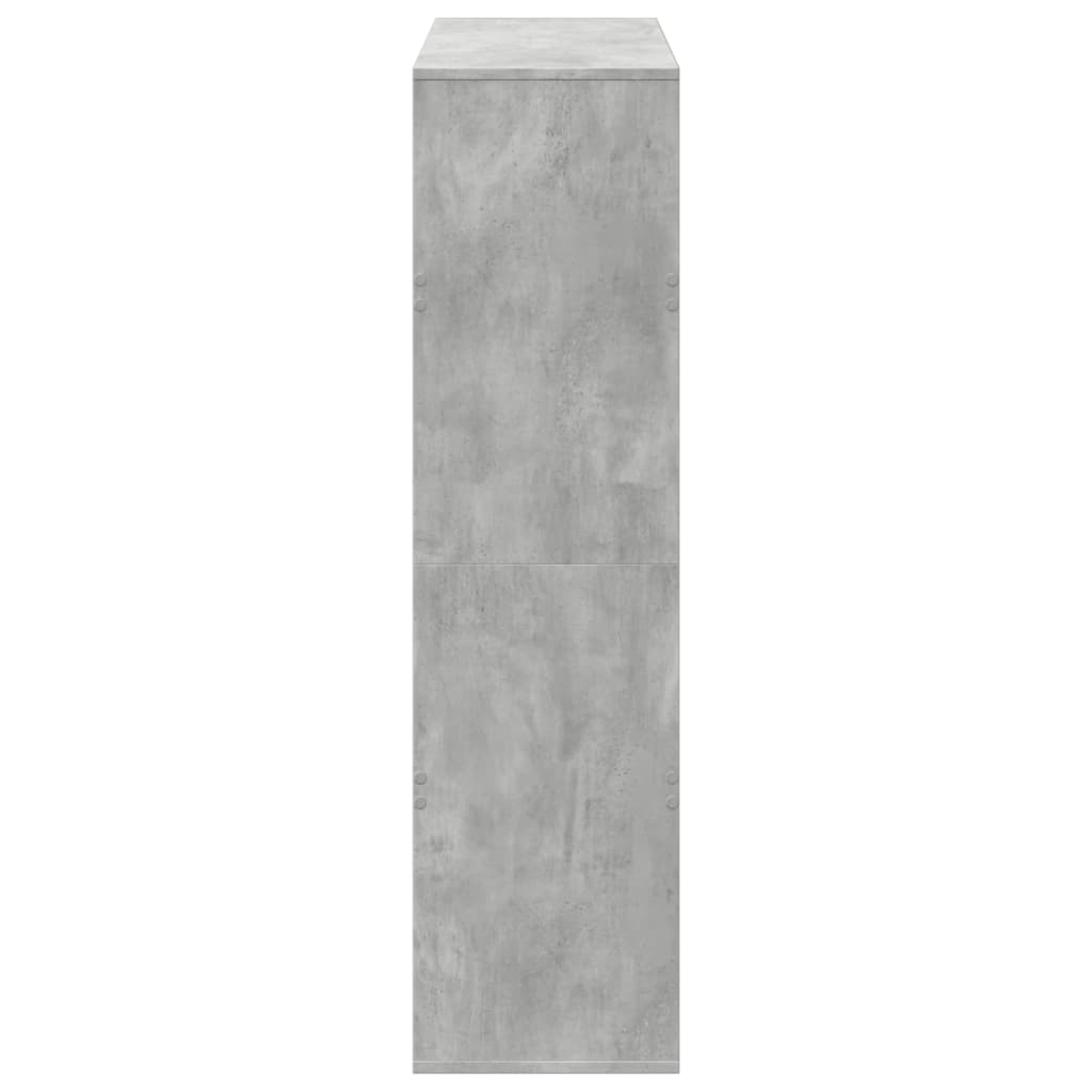 Divisorio Stanza Grigio Cemento 100x33x125,5 cm in Truciolato
