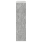 Divisorio Stanza Grigio Cemento 100x33x125,5 cm in Truciolato