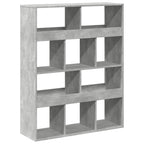Divisorio Stanza Grigio Cemento 100x33x125,5 cm in Truciolato