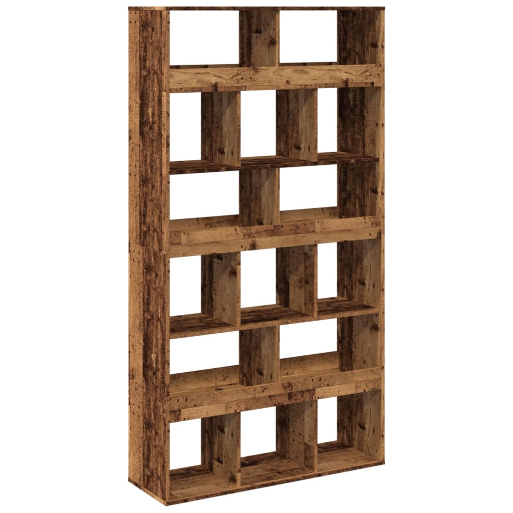 Divisorio Stanza Legno Antico 100x33x187,5 cm in Truciolato