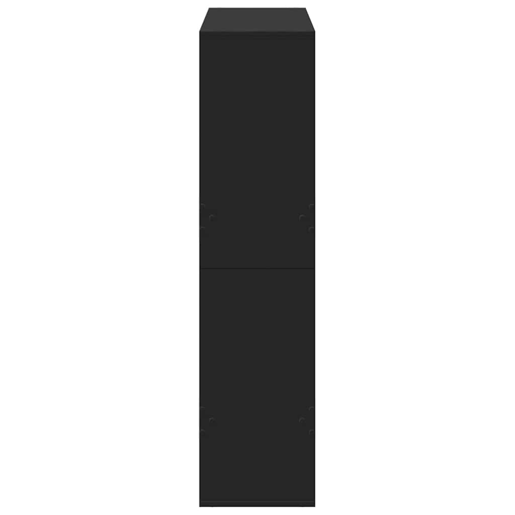 Divisorio Nero 100x33x135 cm in Truciolato