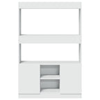 Credenza Bianca 92x33x140 cm in Truciolato
