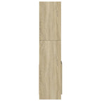 Credenza Rovere Sonoma 92x33x140 cm in Legno Multistrato