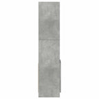 Credenza Grigio Cemento 92x33x140 cm in Legno Multistrato