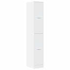 Mobiletto da Farmacia Bianco 30x41x174,5 cm Legno Agglomerato